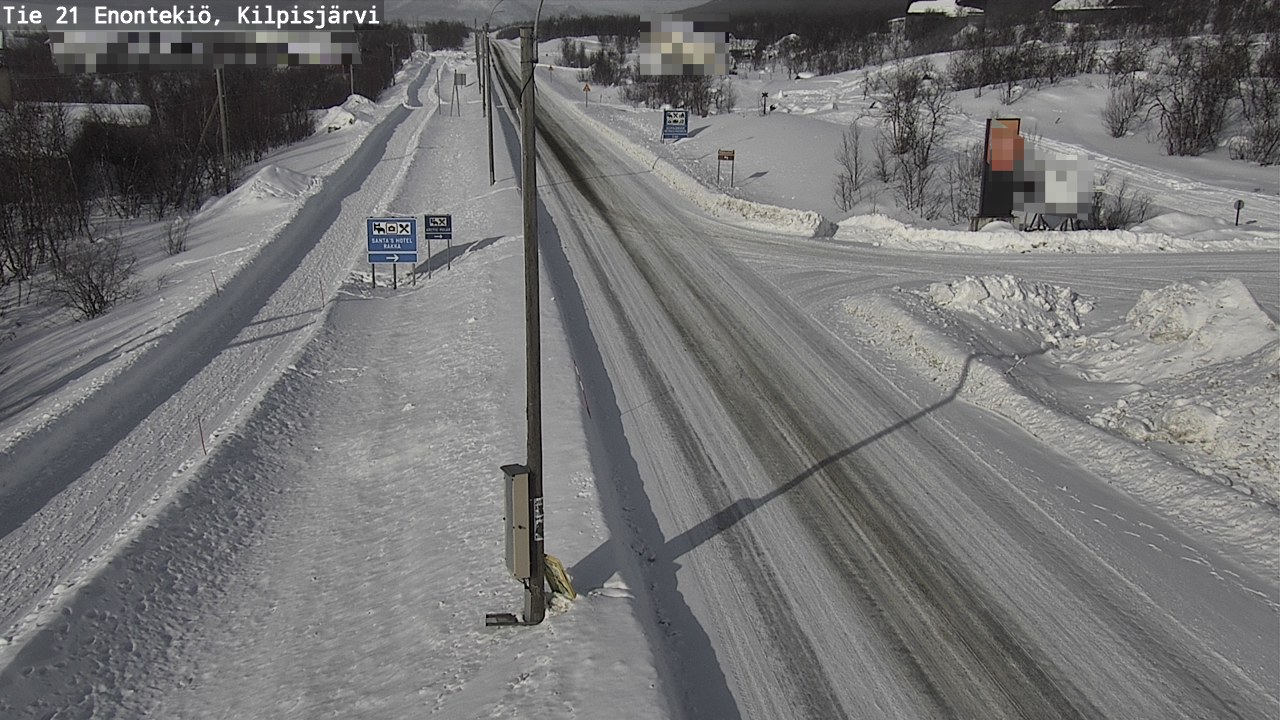 Weather Camera Image Road 21 Enontekiö, Kilpisjärvi, Enontekiö, Lappi