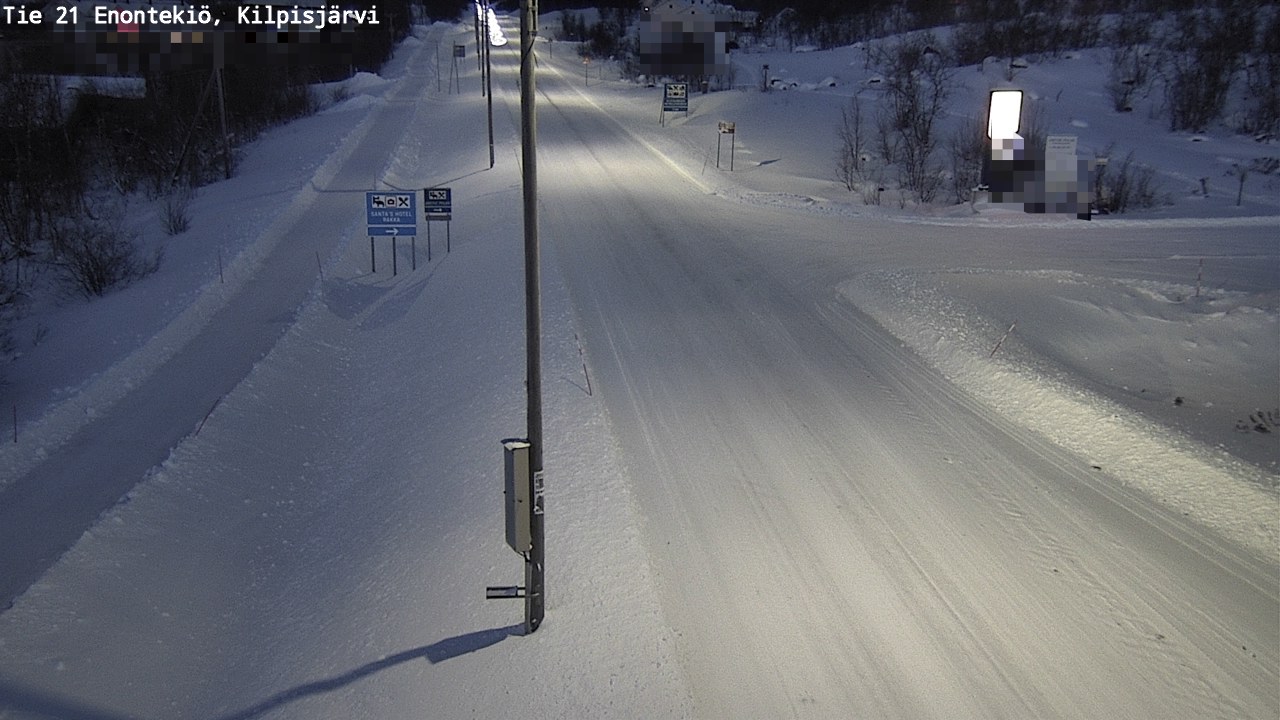Weather Camera Image Road 21 Enontekiö, Kilpisjärvi, Enontekiö, Lappi