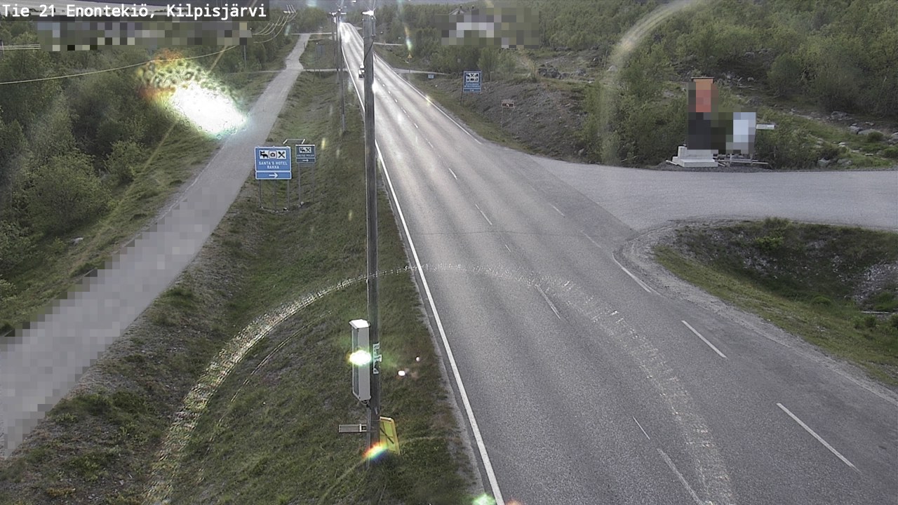 Weather Camera Image Road 21 Enontekiö, Kilpisjärvi, Enontekiö, Lappi