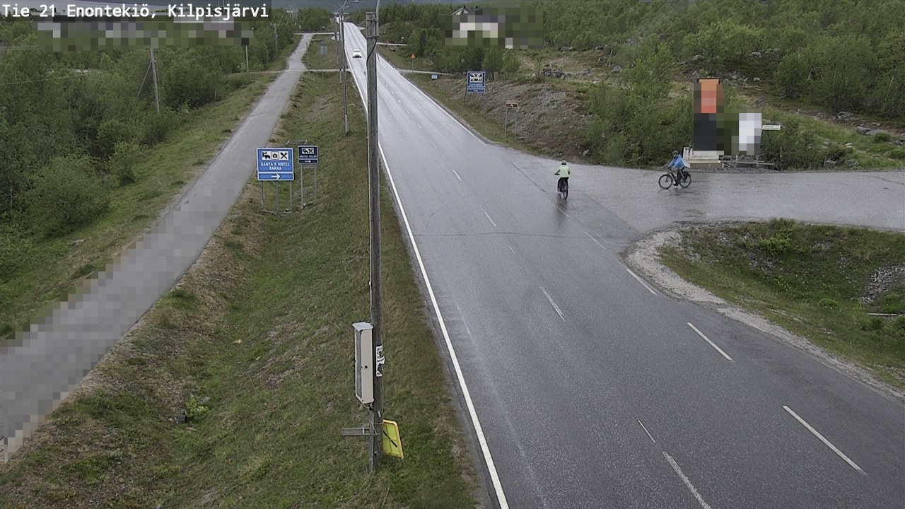Weather Camera Image Road 21 Enontekiö, Kilpisjärvi, Enontekiö, Lappi