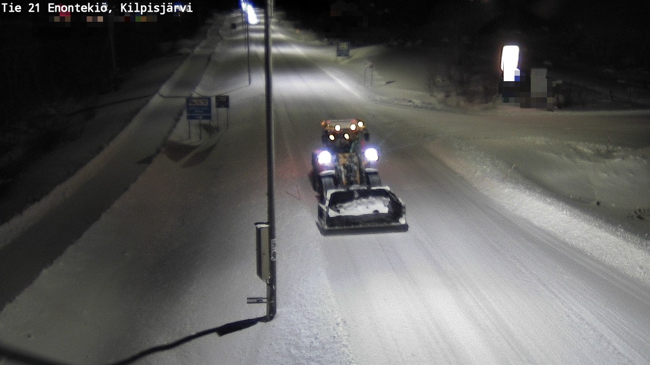 Weather Camera Image Road 21 Enontekiö, Kilpisjärvi, Enontekiö, Lappi