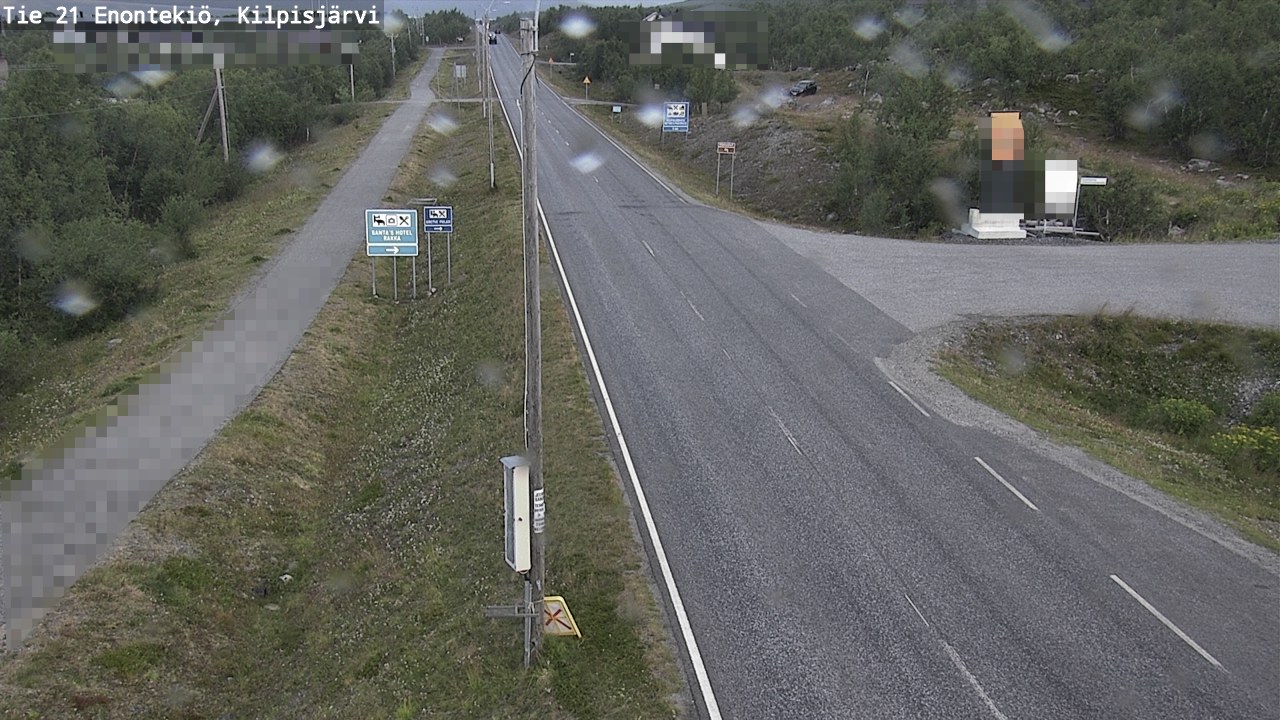 Weather Camera Image Road 21 Enontekiö, Kilpisjärvi, Enontekiö, Lappi