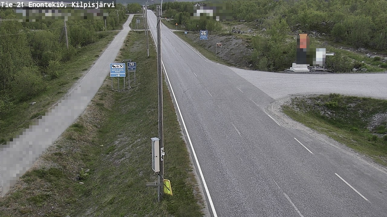Weather Camera Image Road 21 Enontekiö, Kilpisjärvi, Enontekiö, Lappi