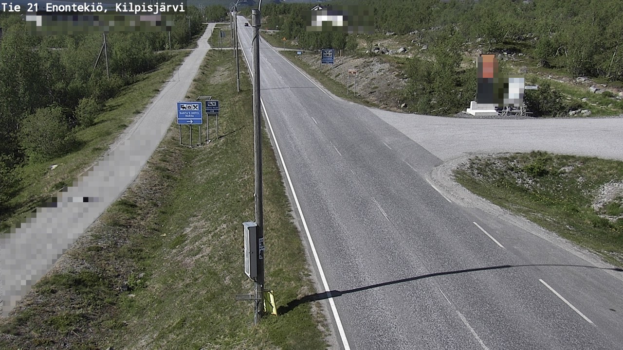 Weather Camera Image Road 21 Enontekiö, Kilpisjärvi, Enontekiö, Lappi