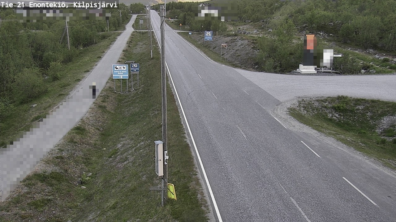 Weather Camera Image Road 21 Enontekiö, Kilpisjärvi, Enontekiö, Lappi