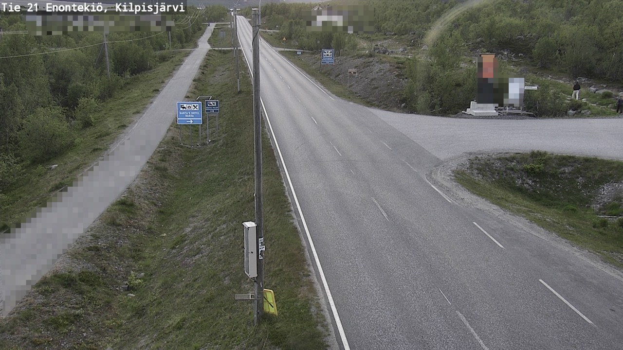 Weather Camera Image Road 21 Enontekiö, Kilpisjärvi, Enontekiö, Lappi