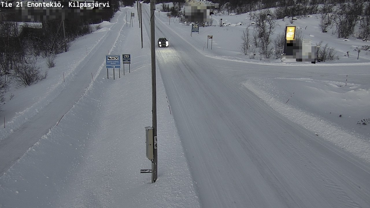 Weather Camera Image Road 21 Enontekiö, Kilpisjärvi, Enontekiö, Lappi