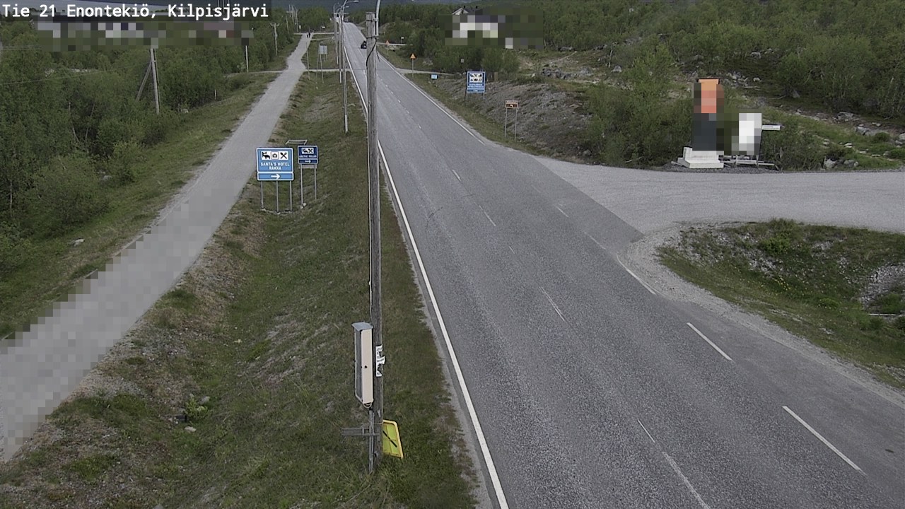 Weather Camera Image Road 21 Enontekiö, Kilpisjärvi, Enontekiö, Lappi