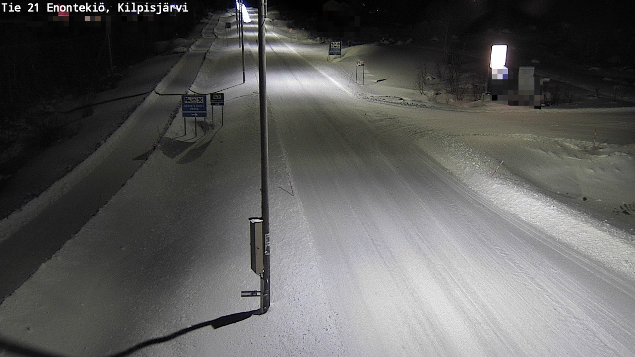Weather Camera Image Road 21 Enontekiö, Kilpisjärvi, Enontekiö, Lappi