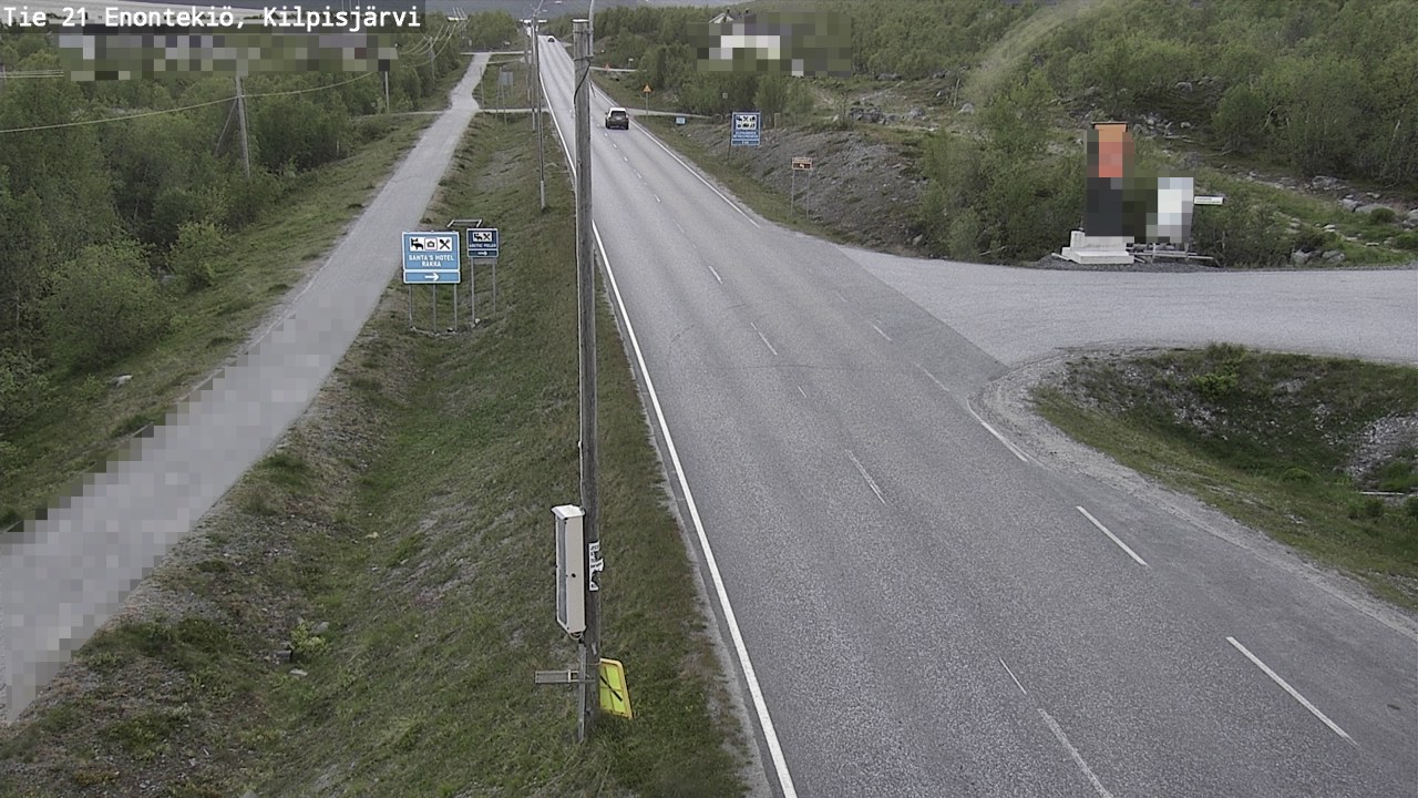 Weather Camera Image Road 21 Enontekiö, Kilpisjärvi, Enontekiö, Lappi