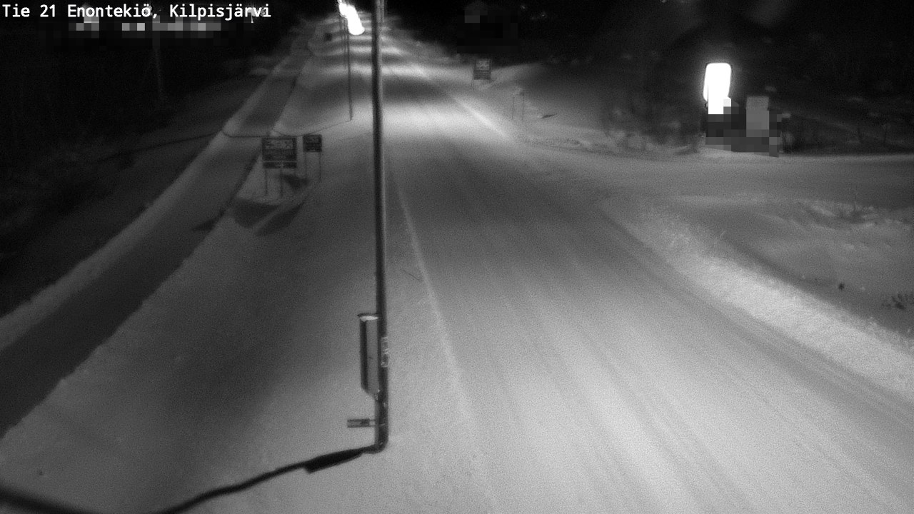 Weather Camera Image Road 21 Enontekiö, Kilpisjärvi, Enontekiö, Lappi