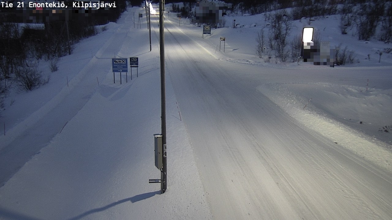 Weather Camera Image Road 21 Enontekiö, Kilpisjärvi, Enontekiö, Lappi
