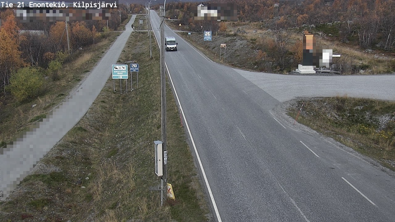 Weather Camera Image Road 21 Enontekiö, Kilpisjärvi, Enontekiö, Lappi