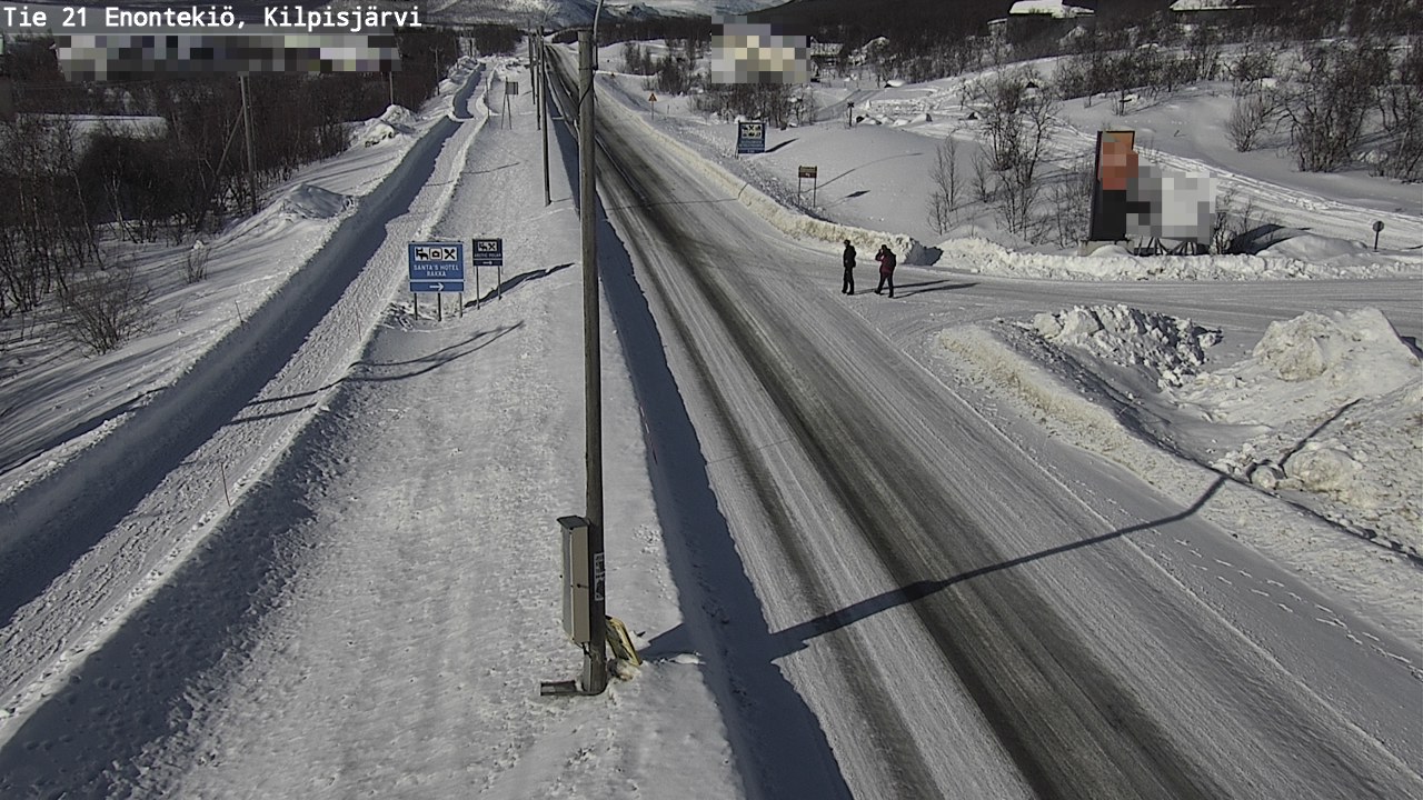 Weather Camera Image Road 21 Enontekiö, Kilpisjärvi, Enontekiö, Lappi