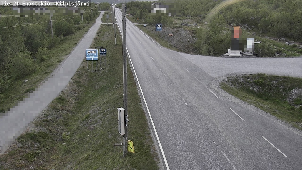 Weather Camera Image Road 21 Enontekiö, Kilpisjärvi, Enontekiö, Lappi