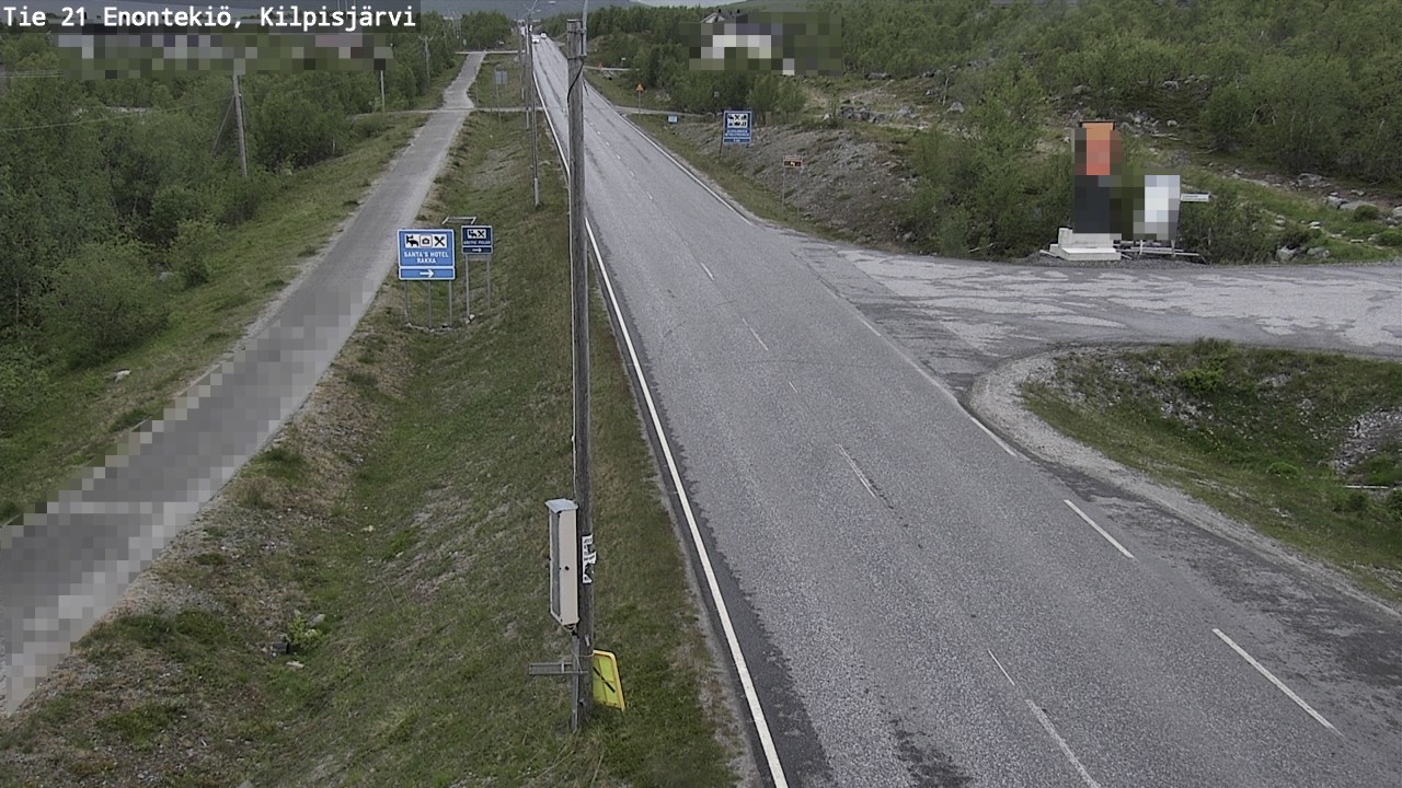 Weather Camera Image Road 21 Enontekiö, Kilpisjärvi, Enontekiö, Lappi