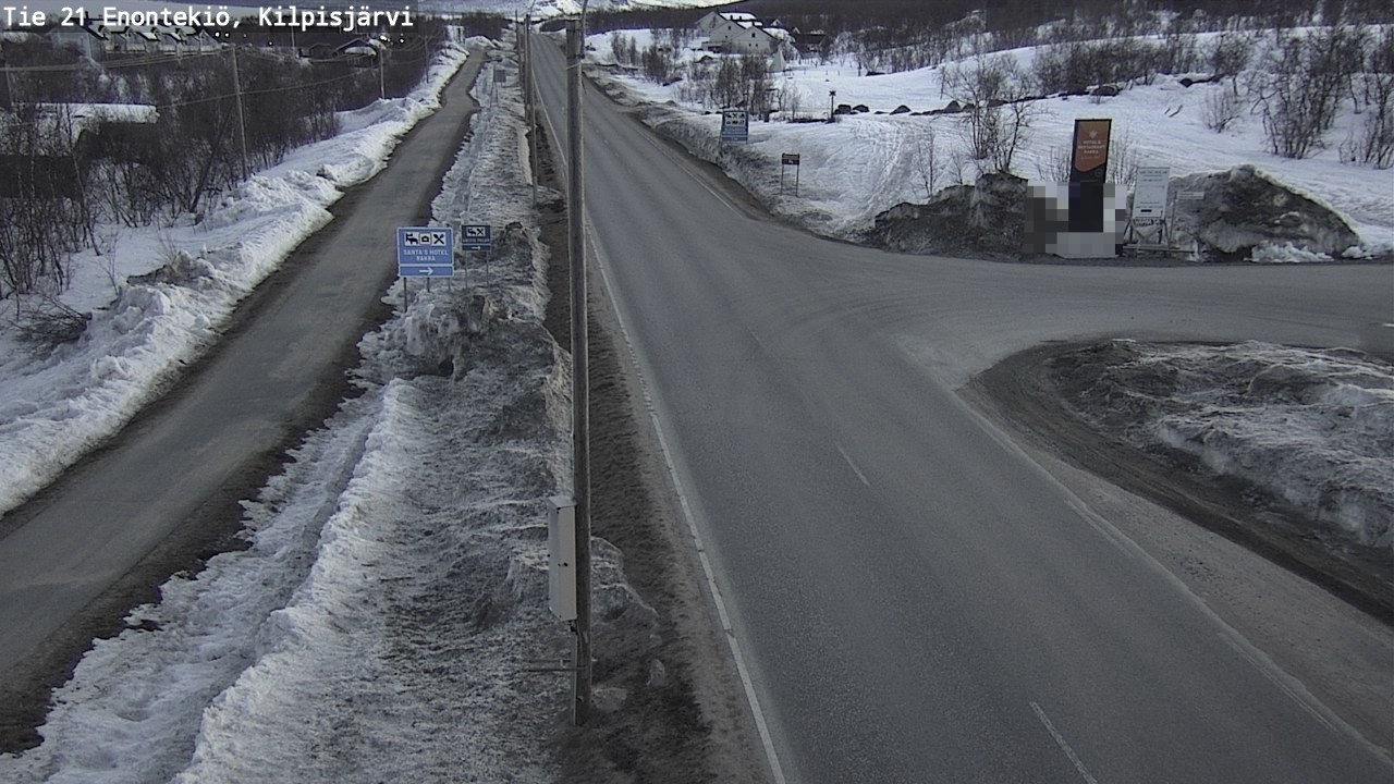 Weather Camera Image Road 21 Enontekiö, Kilpisjärvi, Enontekiö, Lappi