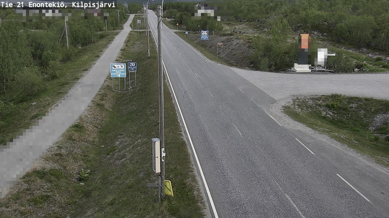 Weather Camera Image Road 21 Enontekiö, Kilpisjärvi, Enontekiö, Lappi