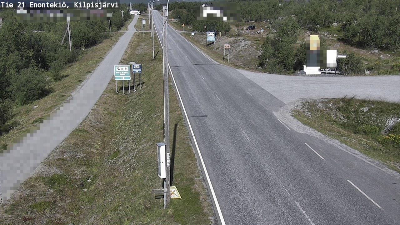 Weather Camera Image Road 21 Enontekiö, Kilpisjärvi, Enontekiö, Lappi