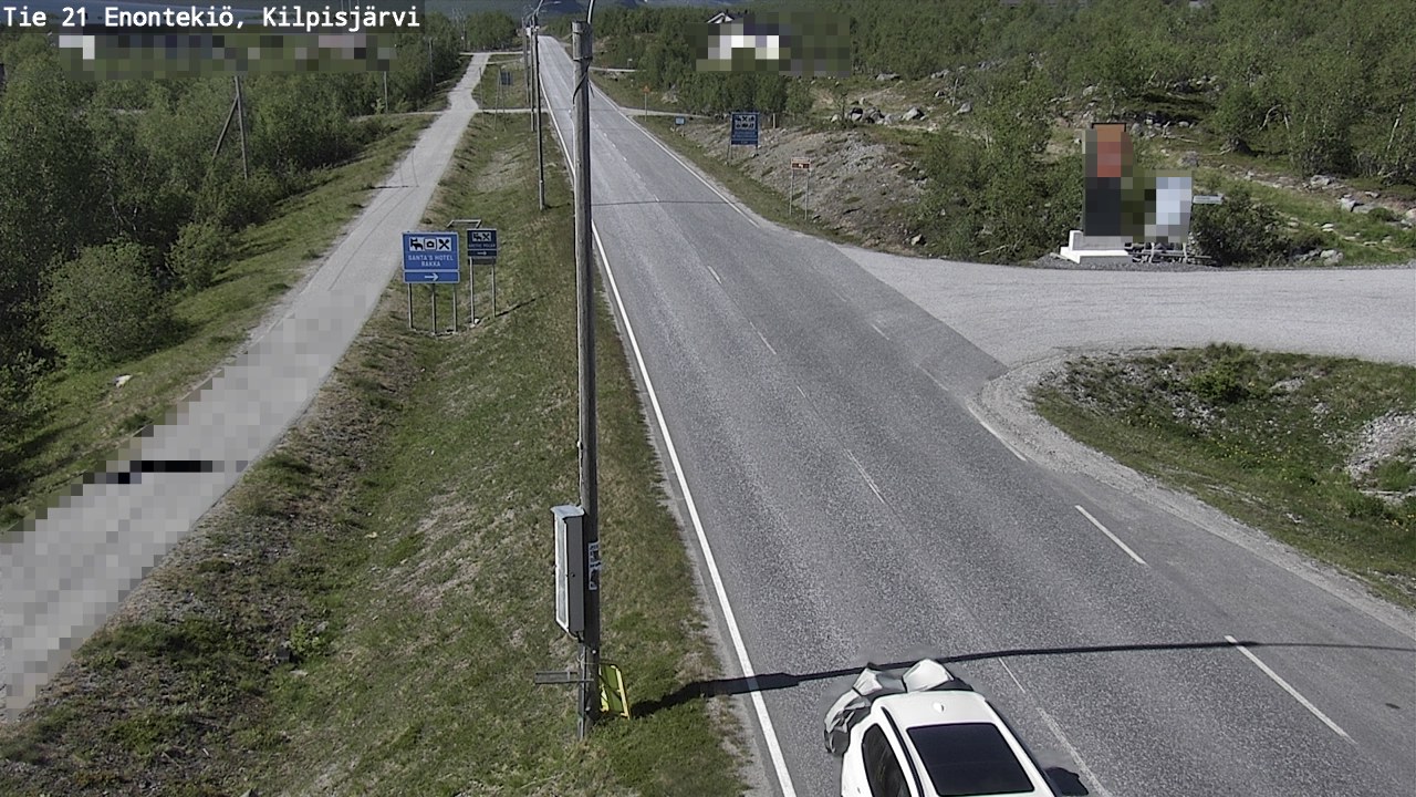 Weather Camera Image Road 21 Enontekiö, Kilpisjärvi, Enontekiö, Lappi