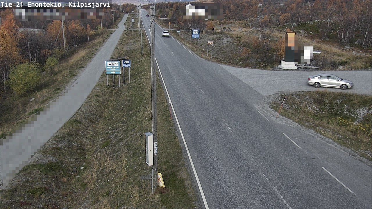 Weather Camera Image Road 21 Enontekiö, Kilpisjärvi, Enontekiö, Lappi