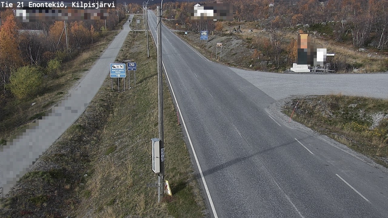 Weather Camera Image Road 21 Enontekiö, Kilpisjärvi, Enontekiö, Lappi