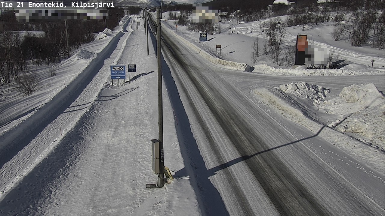 Weather Camera Image Road 21 Enontekiö, Kilpisjärvi, Enontekiö, Lappi