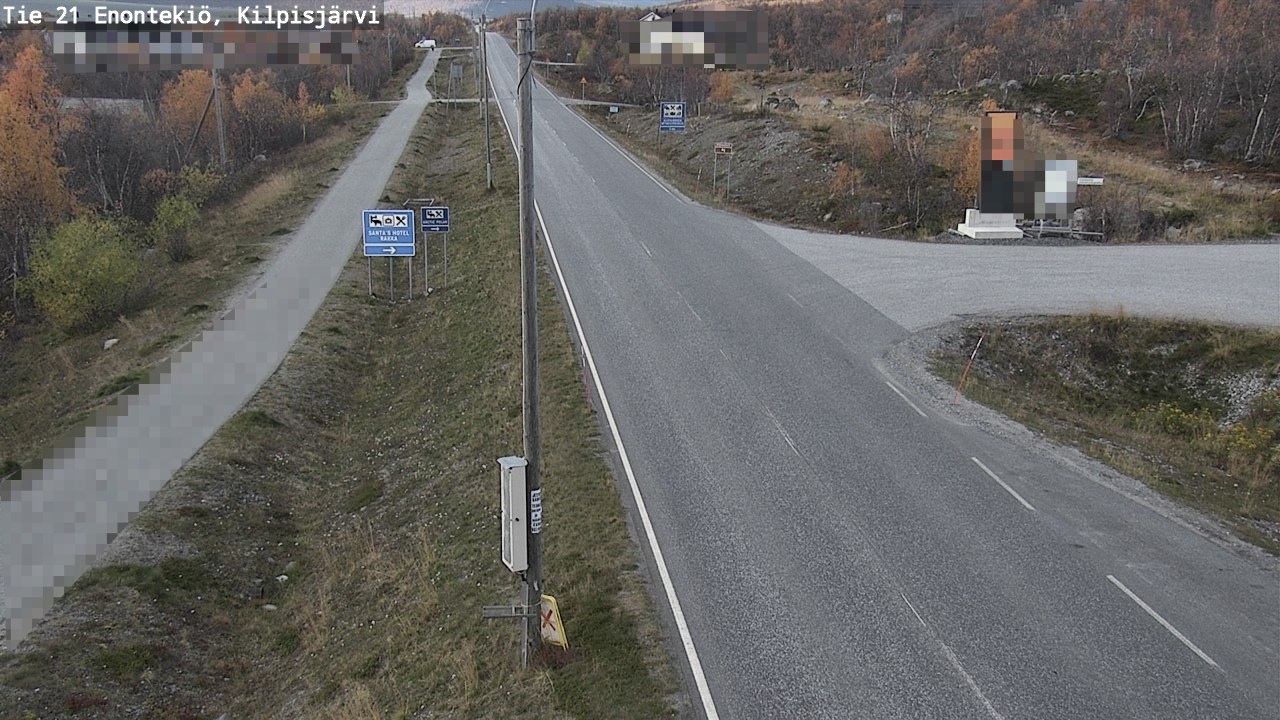 Weather Camera Image Väg 21 Enontekis, Kilpisjärv, Enontekiö, Lappi