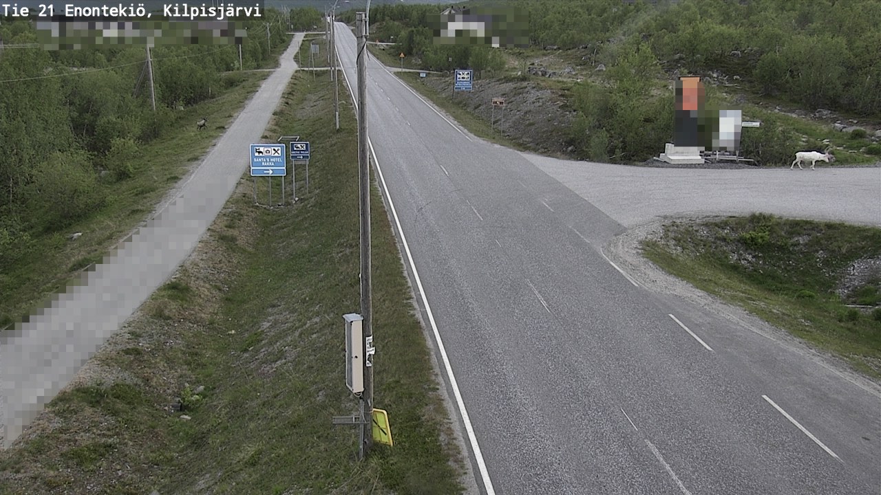 Weather Camera Image Road 21 Enontekiö, Kilpisjärvi, Enontekiö, Lappi