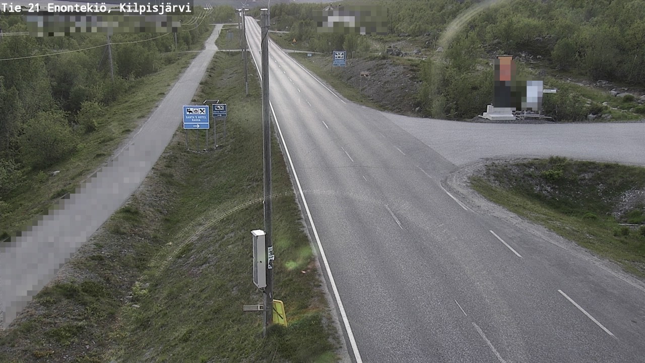 Weather Camera Image Road 21 Enontekiö, Kilpisjärvi, Enontekiö, Lappi