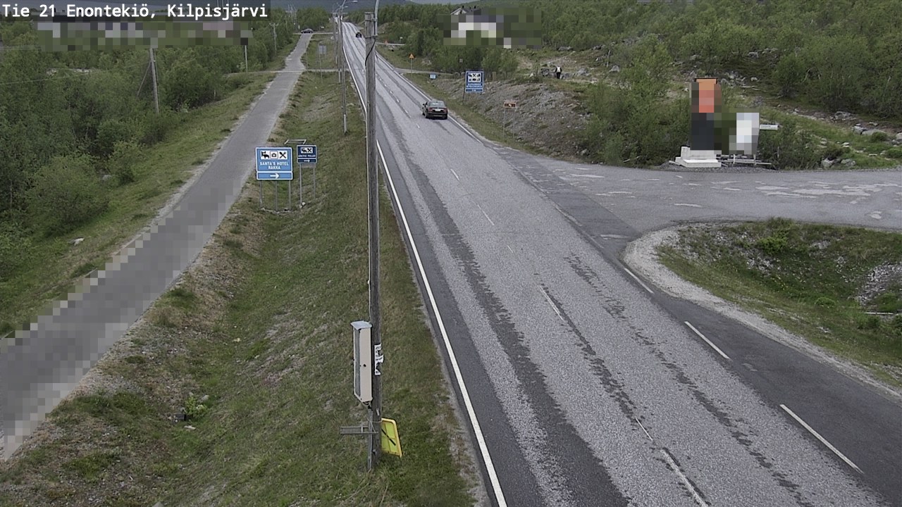Weather Camera Image Road 21 Enontekiö, Kilpisjärvi, Enontekiö, Lappi