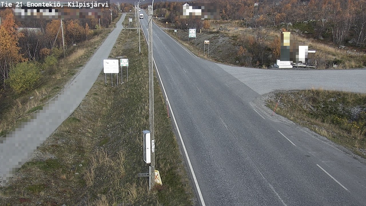 Weather Camera Image Road 21 Enontekiö, Kilpisjärvi, Enontekiö, Lappi