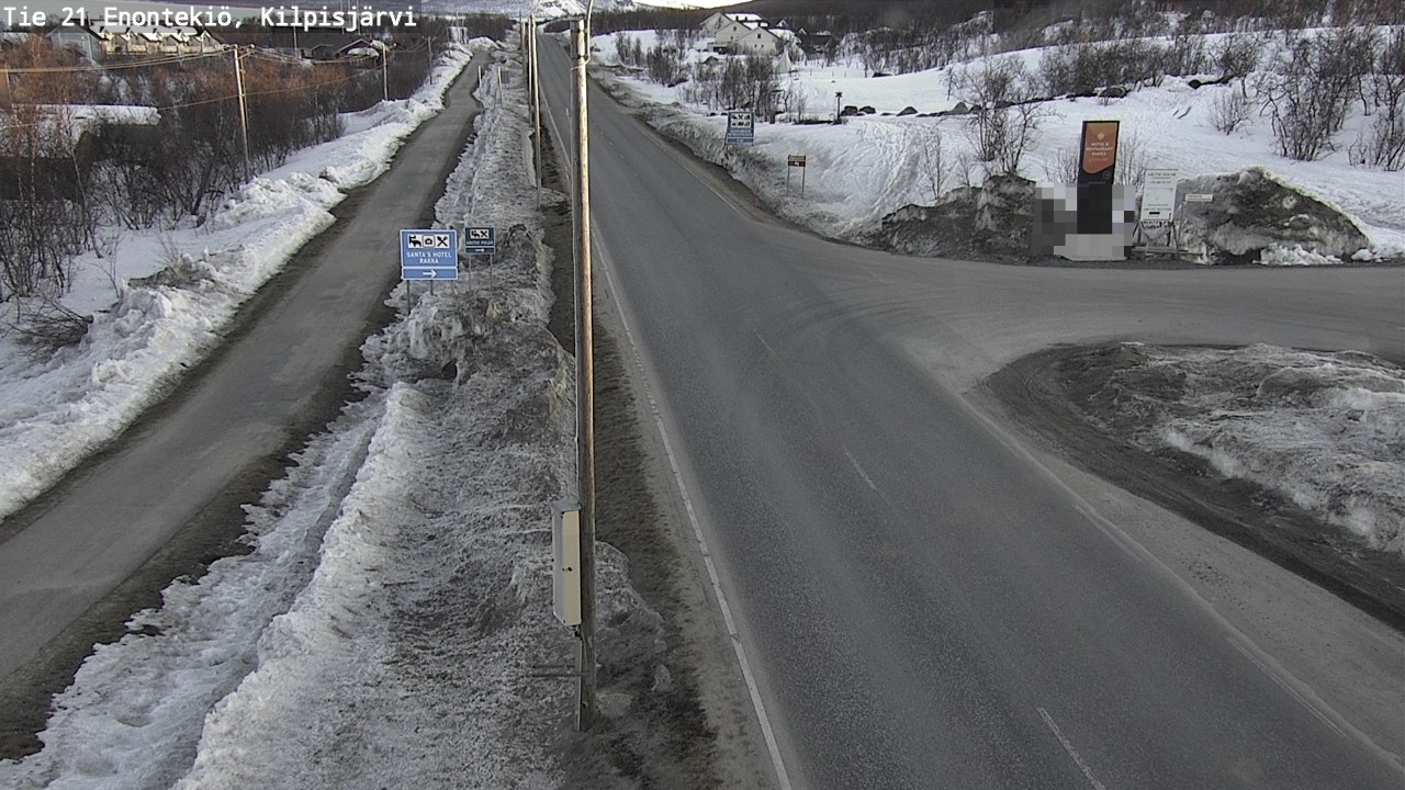 Weather Camera Image Väg 21 Enontekis, Kilpisjärv, Enontekiö, Lappi