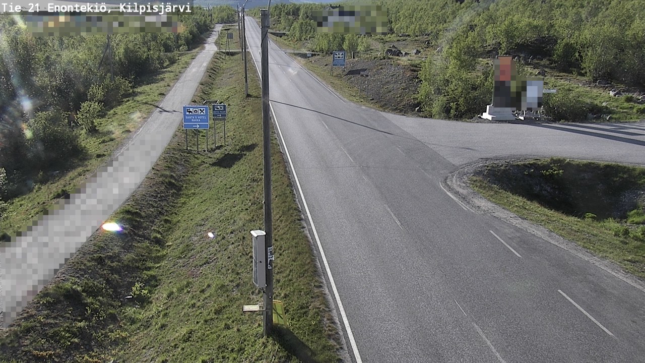 Weather Camera Image Road 21 Enontekiö, Kilpisjärvi, Enontekiö, Lappi