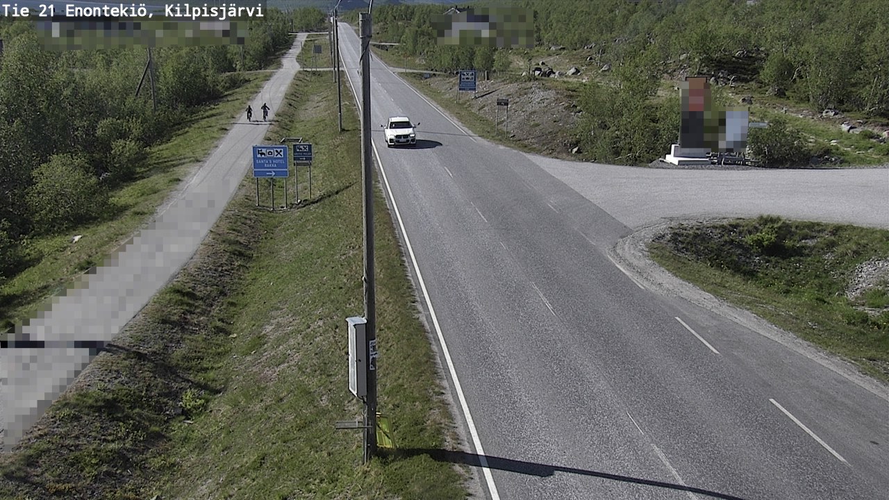Weather Camera Image Road 21 Enontekiö, Kilpisjärvi, Enontekiö, Lappi