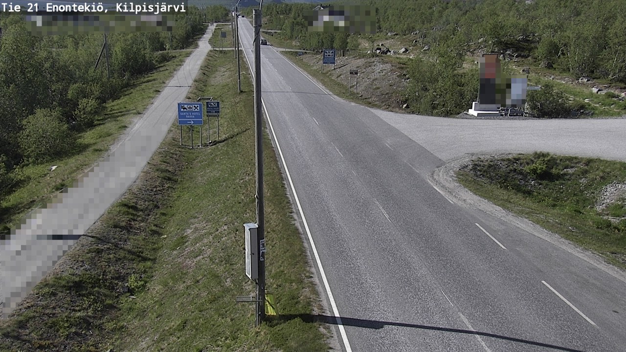 Weather Camera Image Road 21 Enontekiö, Kilpisjärvi, Enontekiö, Lappi