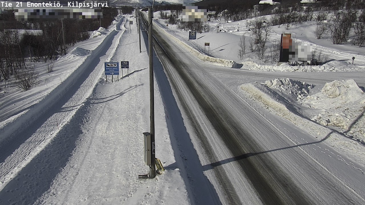 Weather Camera Image Road 21 Enontekiö, Kilpisjärvi, Enontekiö, Lappi