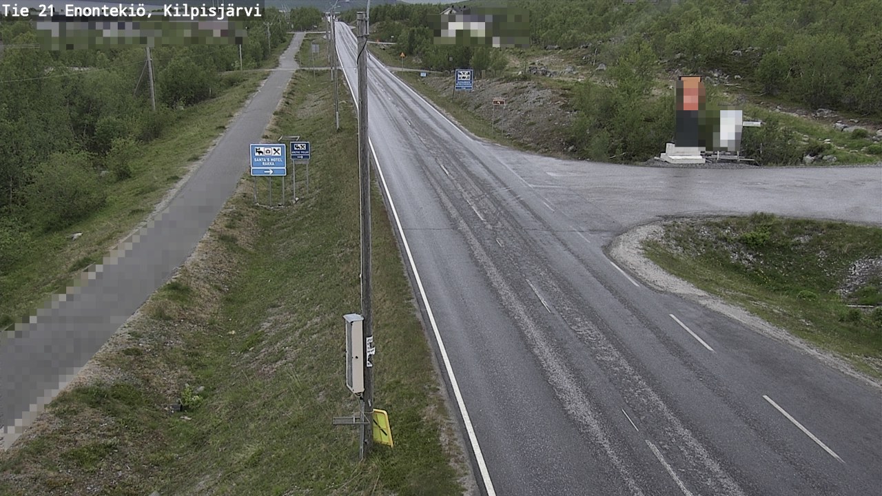 Weather Camera Image Road 21 Enontekiö, Kilpisjärvi, Enontekiö, Lappi