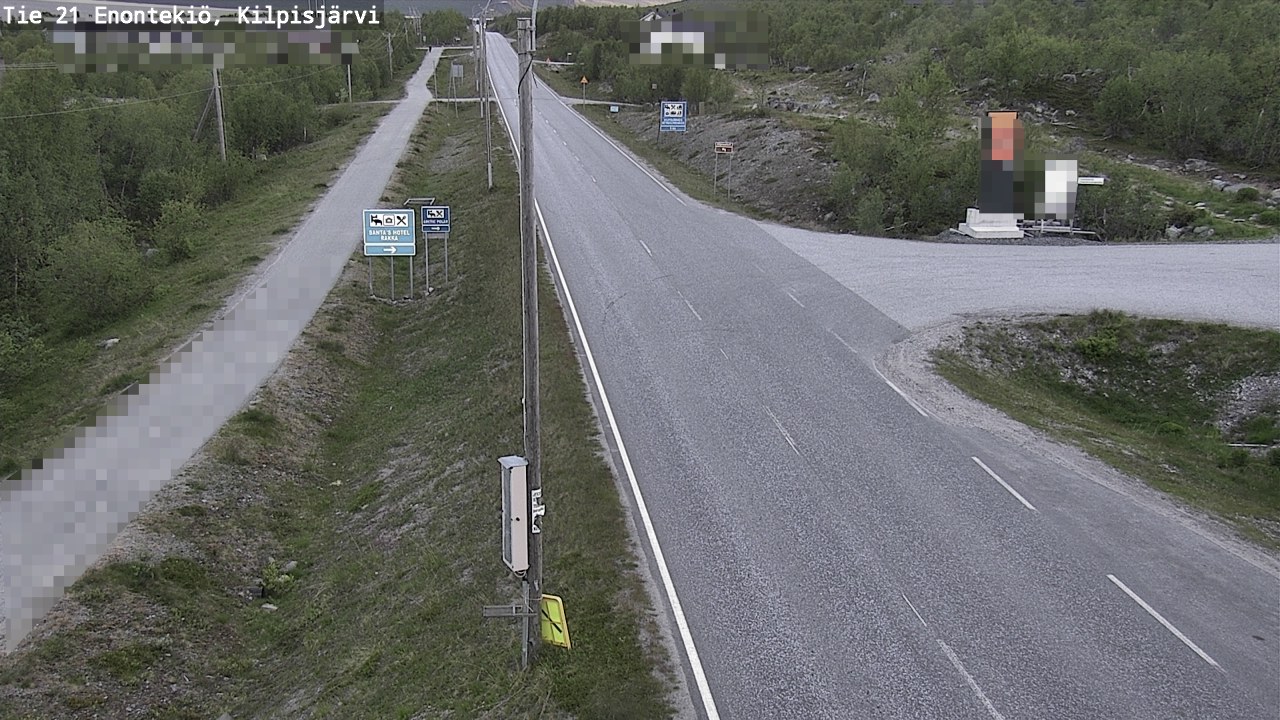 Weather Camera Image Road 21 Enontekiö, Kilpisjärvi, Enontekiö, Lappi