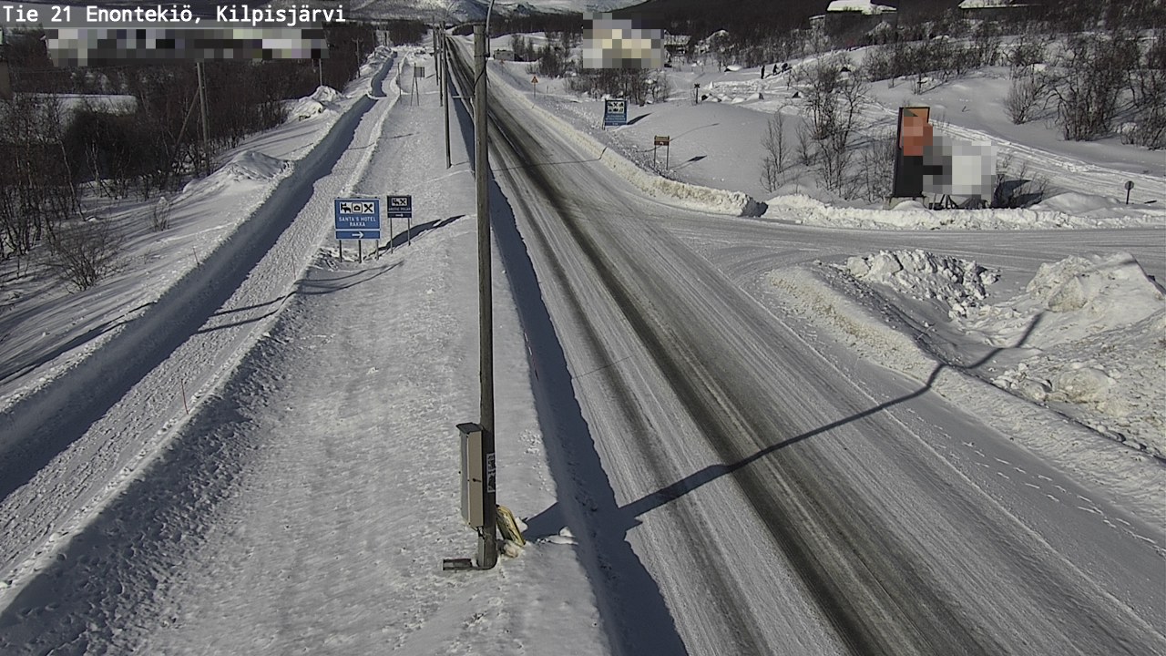 Weather Camera Image Road 21 Enontekiö, Kilpisjärvi, Enontekiö, Lappi
