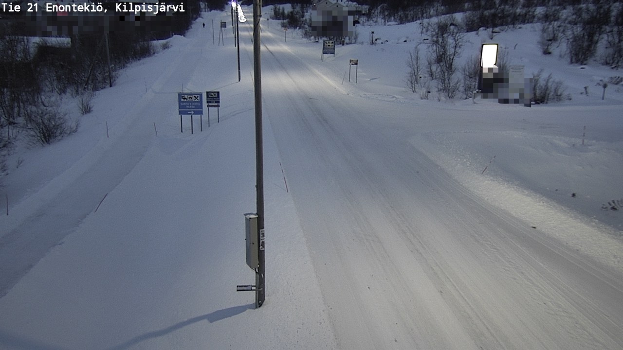 Weather Camera Image Road 21 Enontekiö, Kilpisjärvi, Enontekiö, Lappi