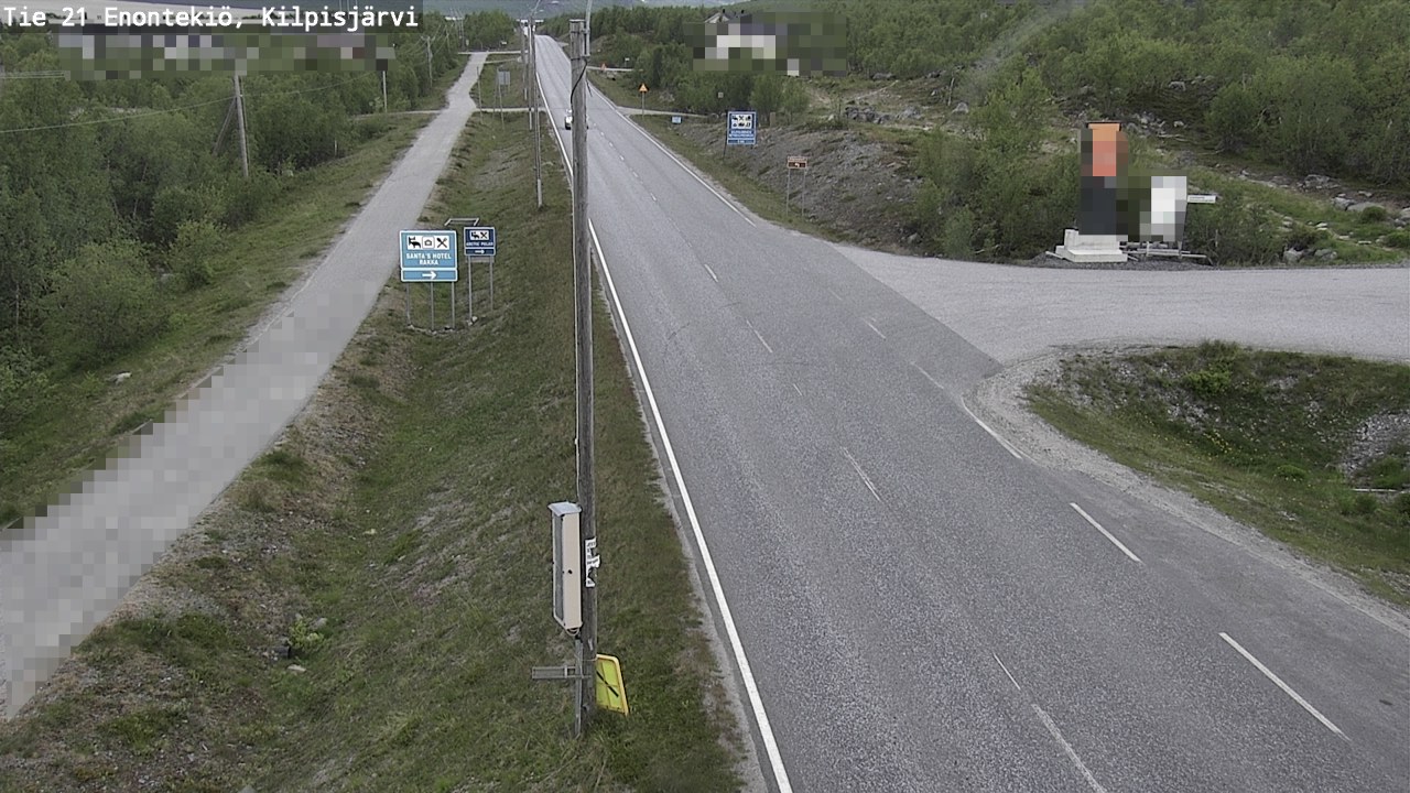 Weather Camera Image Road 21 Enontekiö, Kilpisjärvi, Enontekiö, Lappi