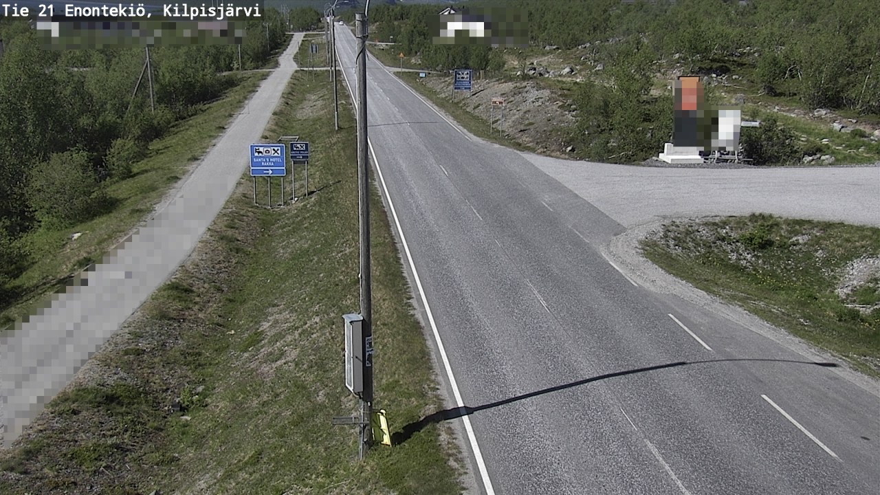 Weather Camera Image Road 21 Enontekiö, Kilpisjärvi, Enontekiö, Lappi