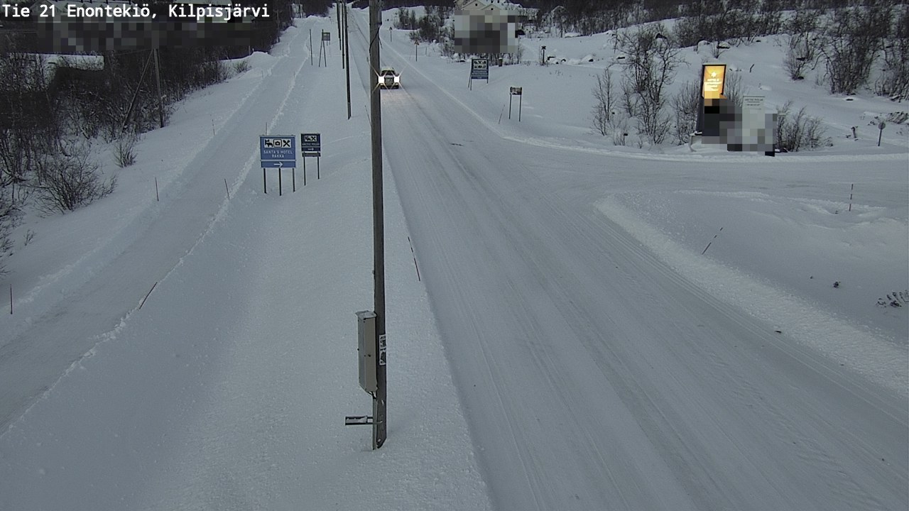 Weather Camera Image Road 21 Enontekiö, Kilpisjärvi, Enontekiö, Lappi