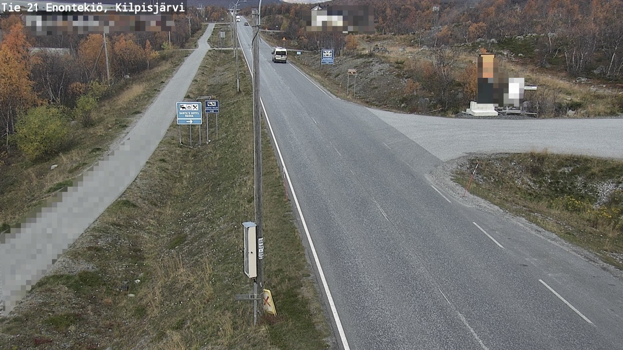 Weather Camera Image Road 21 Enontekiö, Kilpisjärvi, Enontekiö, Lappi