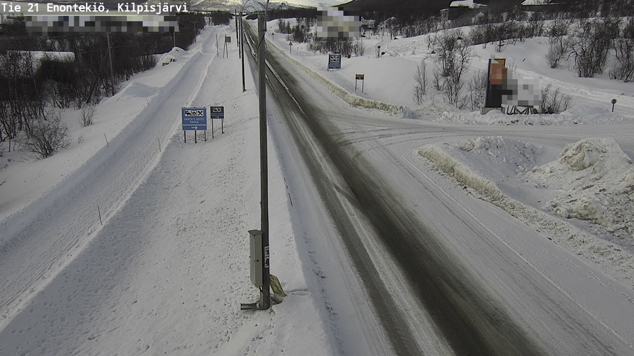 Weather Camera Image Road 21 Enontekiö, Kilpisjärvi, Enontekiö, Lappi