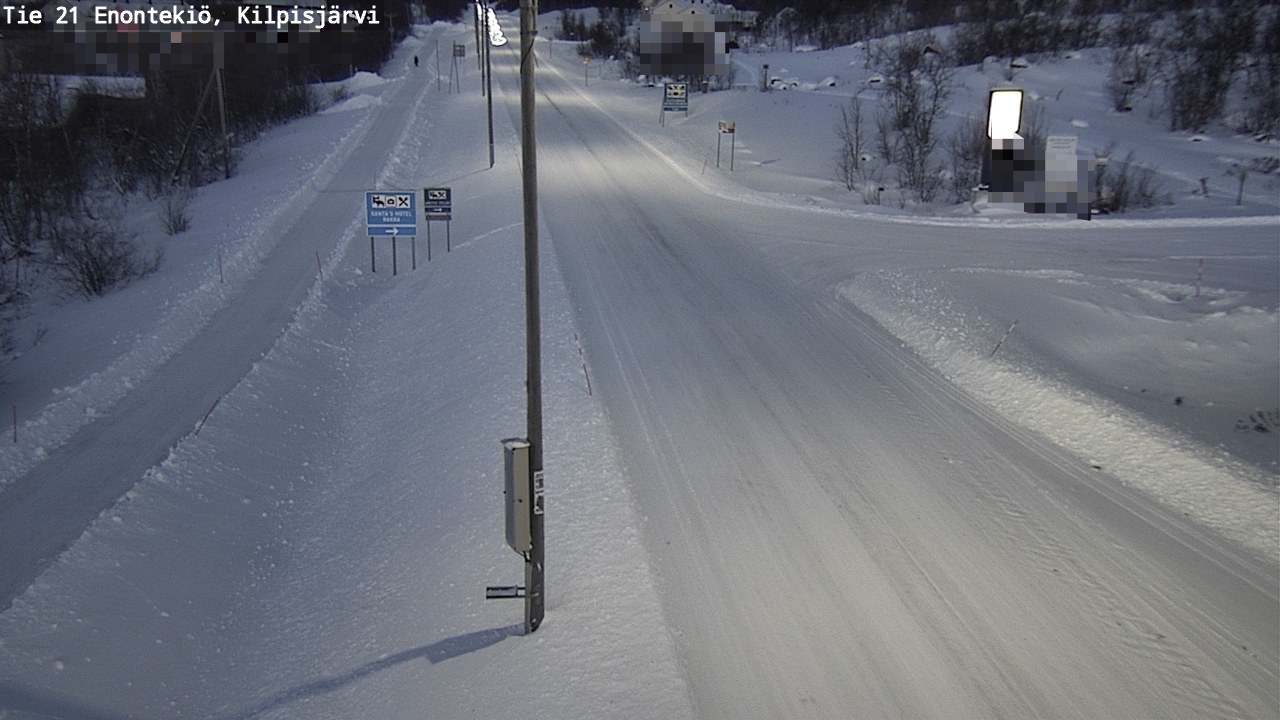 Weather Camera Image Road 21 Enontekiö, Kilpisjärvi, Enontekiö, Lappi