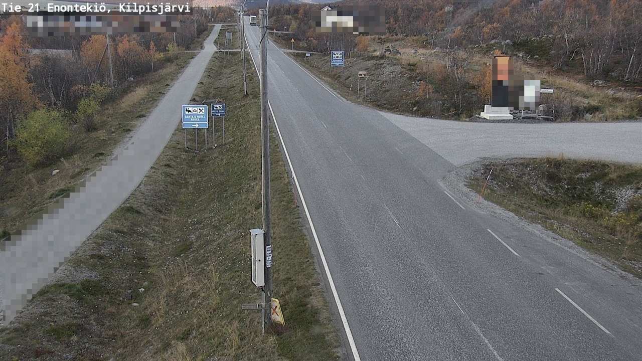 Weather Camera Image Väg 21 Enontekis, Kilpisjärv, Enontekiö, Lappi