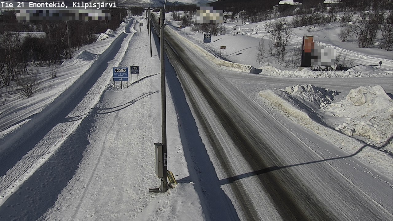 Weather Camera Image Road 21 Enontekiö, Kilpisjärvi, Enontekiö, Lappi