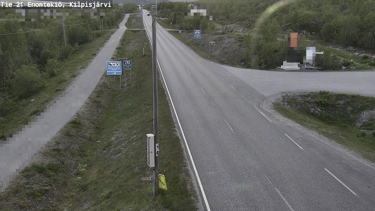 Weather Camera Image Road 21 Enontekiö, Kilpisjärvi, Enontekiö, Lappi